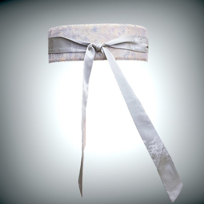 気品溢れる リバーシブル帯サッシュベルト