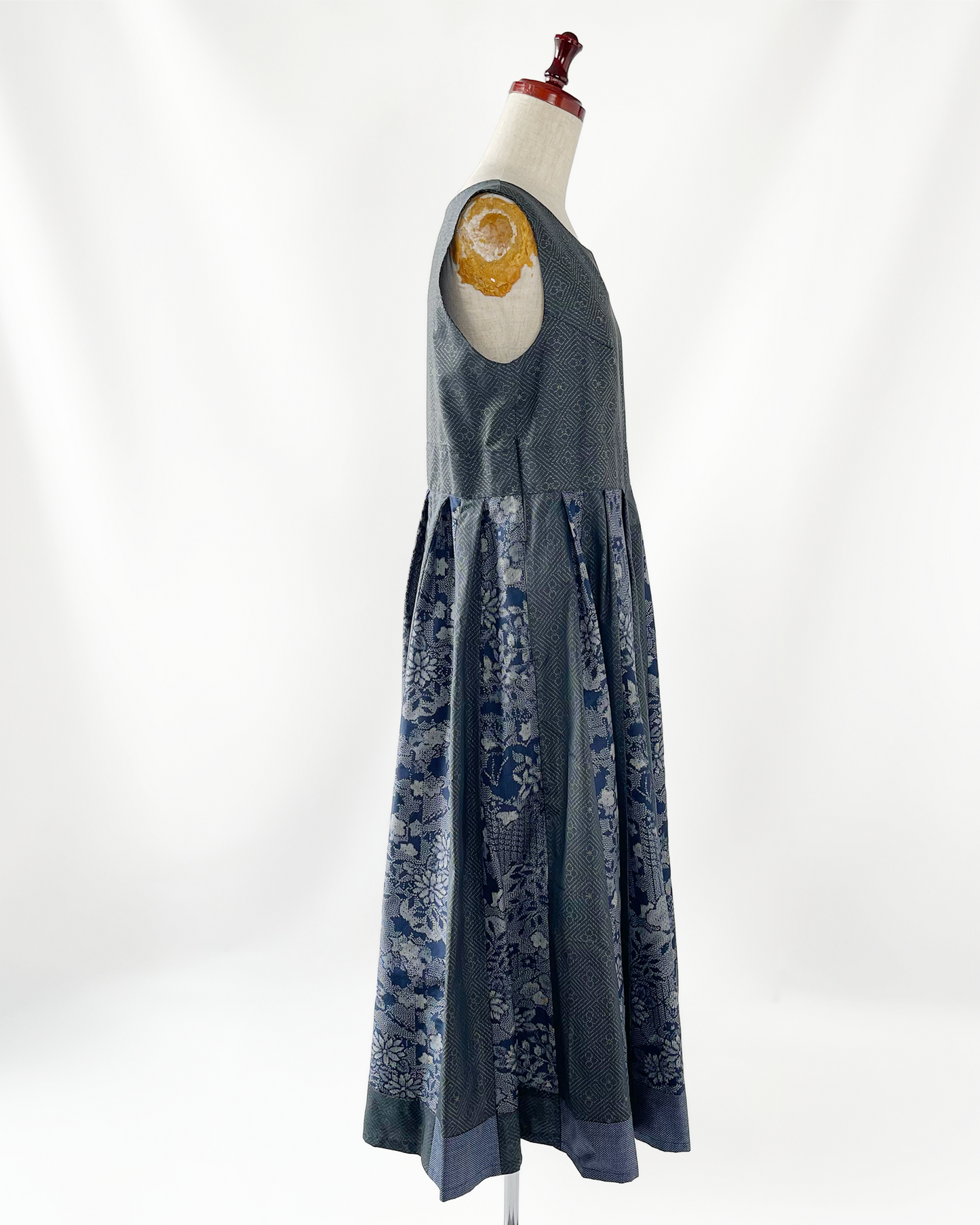 大島MIX パッチワークワンピース