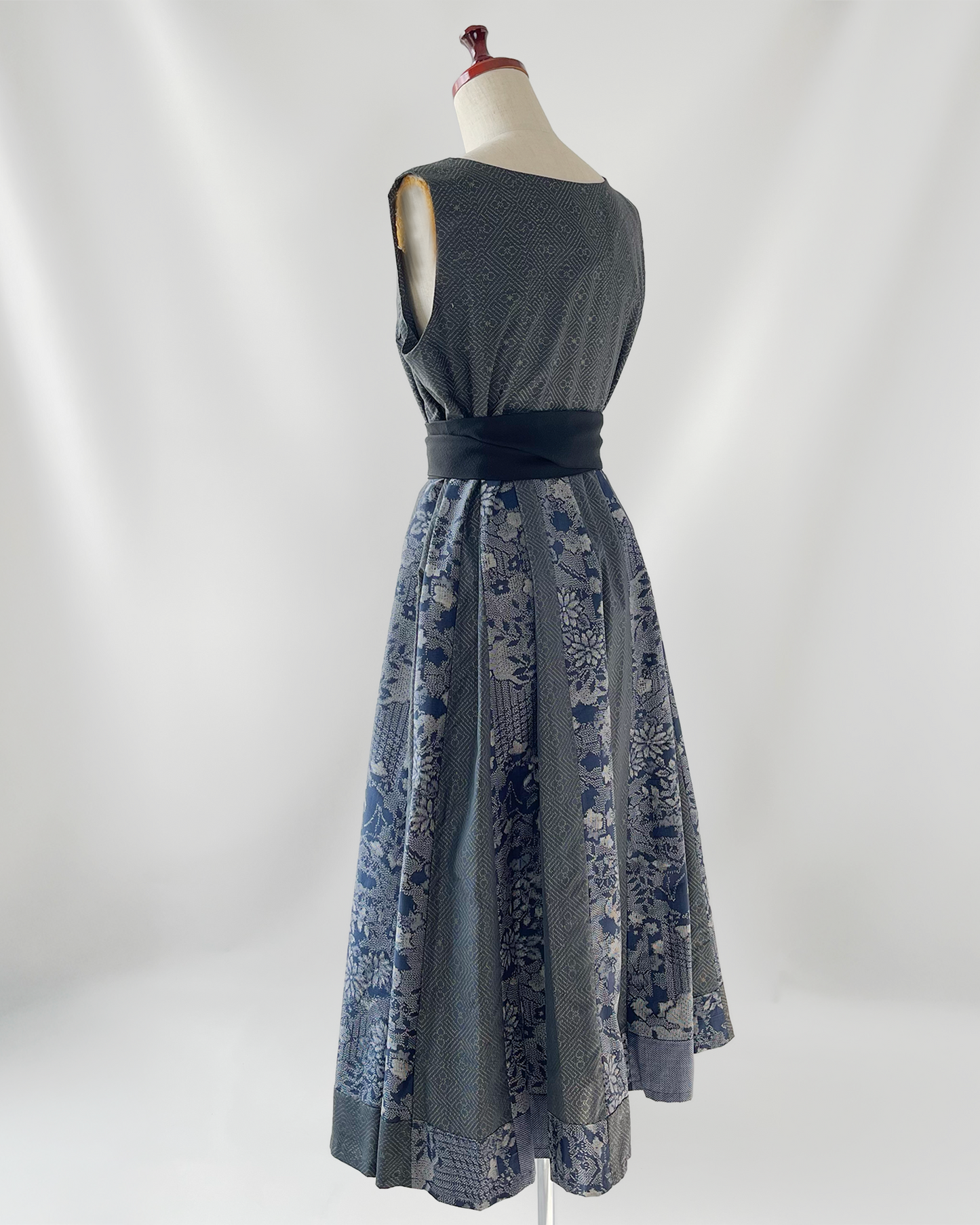 大島MIX パッチワークワンピース