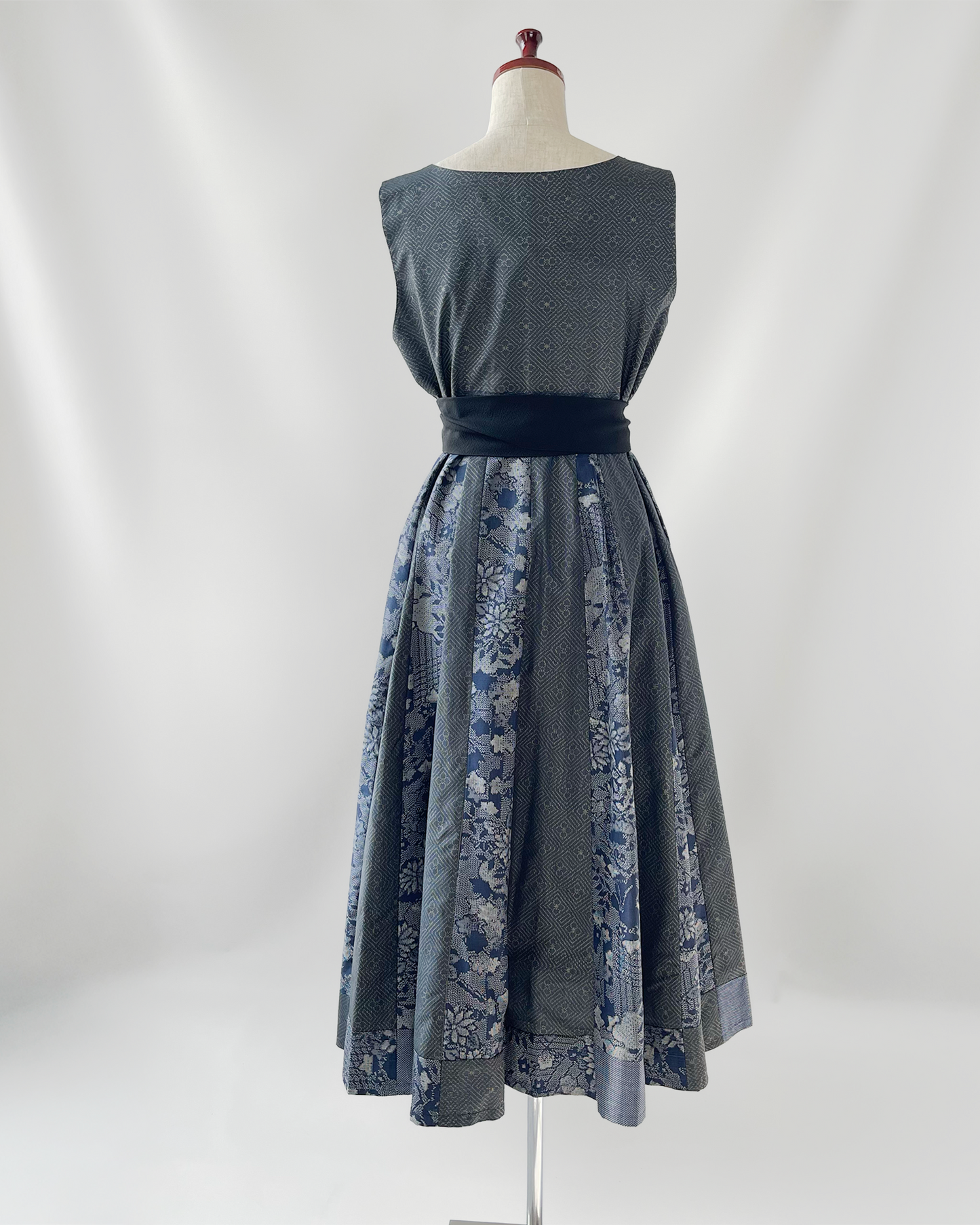 大島MIX パッチワークワンピース