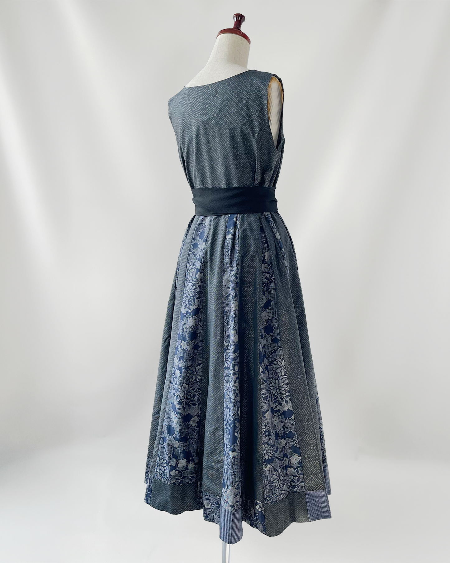 大島MIX パッチワークワンピース