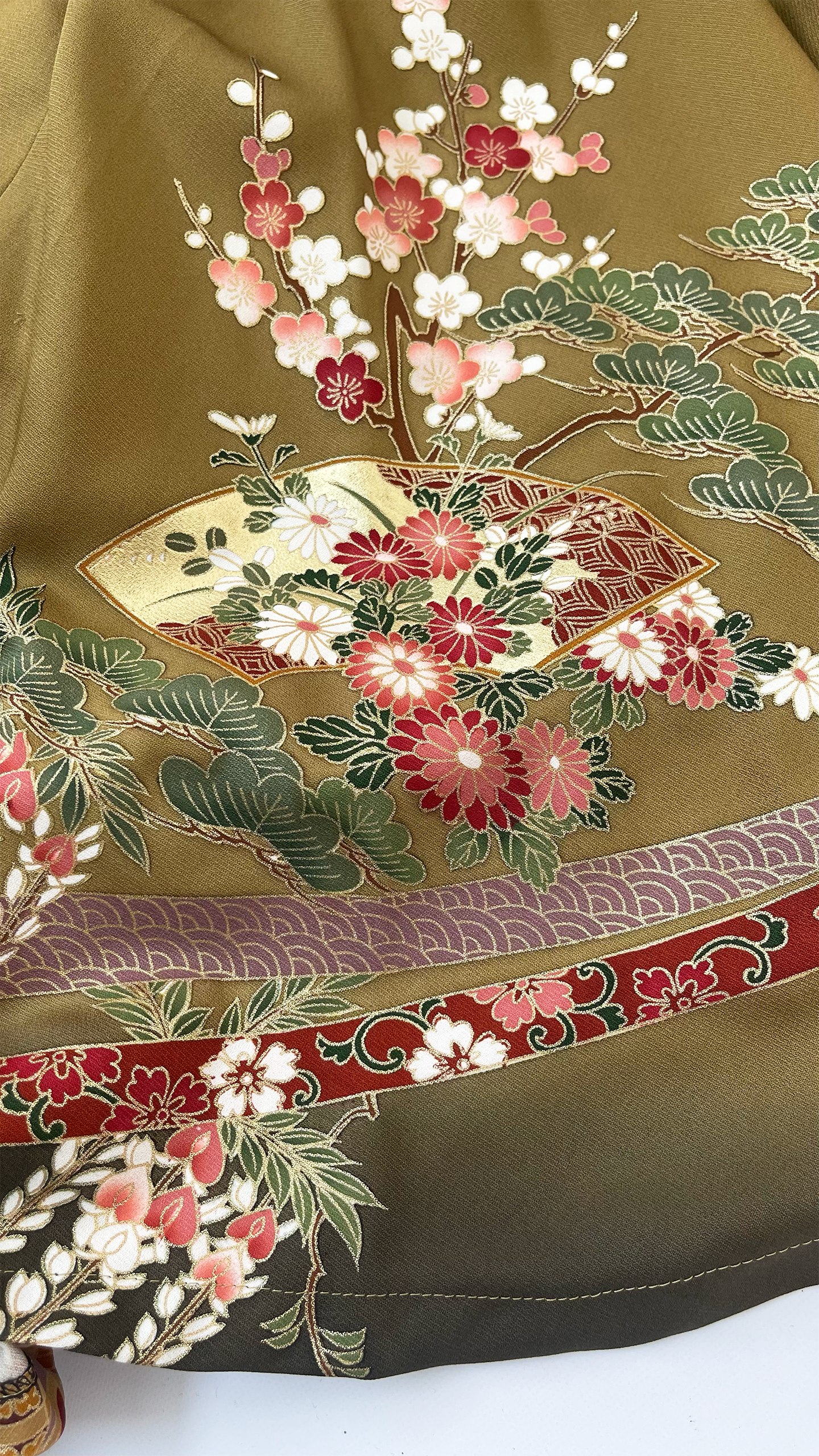 振袖ガウンドレス/優美なドレープ袖