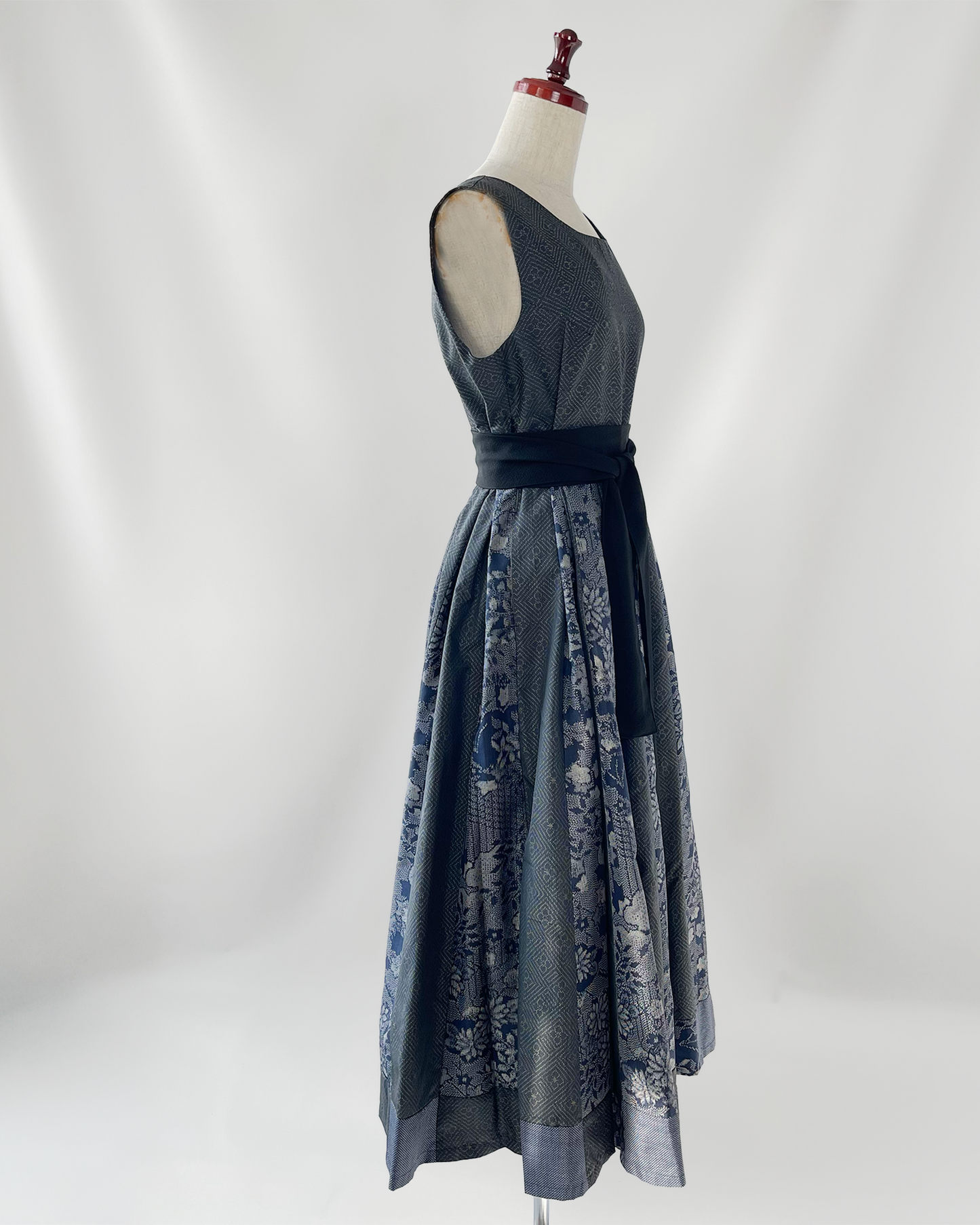 大島MIX パッチワークワンピース