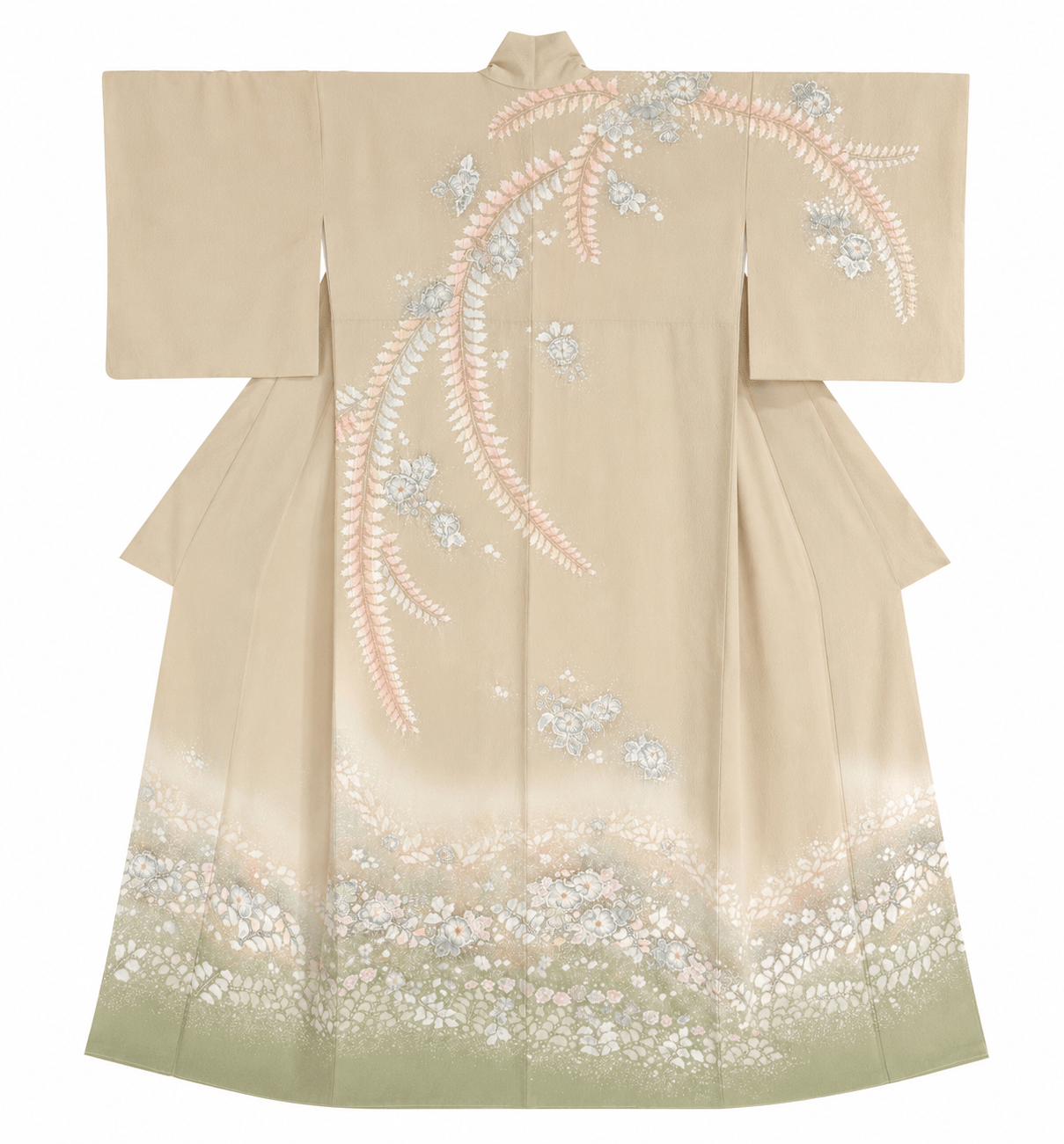 〜極上の逸品〜 最高級辻が花絞り ロングドレス 絞り染め着物 Kimono long dress