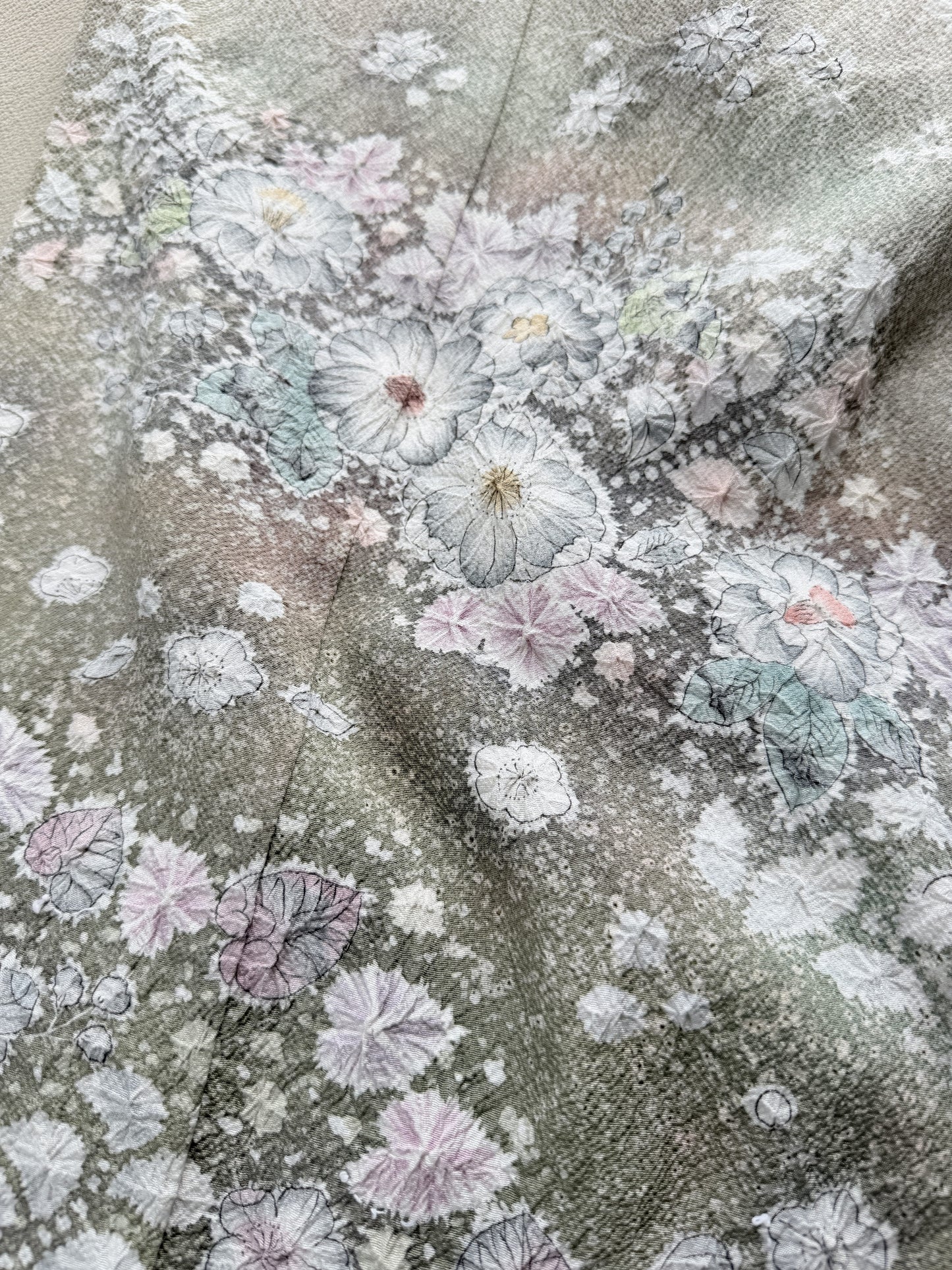〜極上の逸品〜 最高級辻が花絞り ロングドレス 絞り染め着物 Kimono long dress