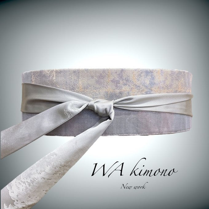 気品溢れる リバーシブル帯サッシュベルト