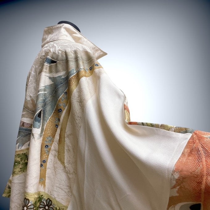 孔雀羽霞の衣 ドルマンスリーブシャツ