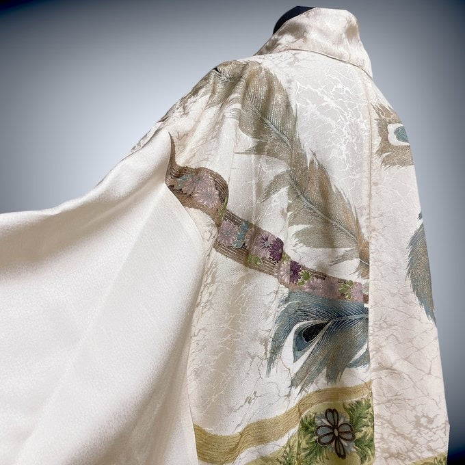 孔雀羽霞の衣 ドルマンスリーブシャツ