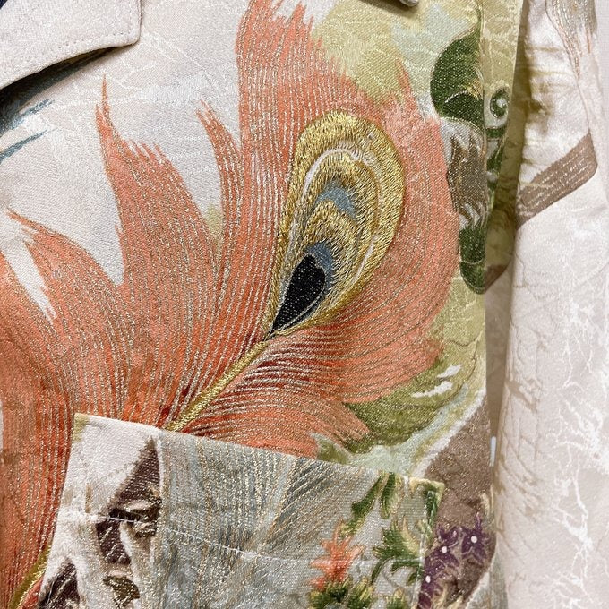 孔雀羽霞の衣 ドルマンスリーブシャツ