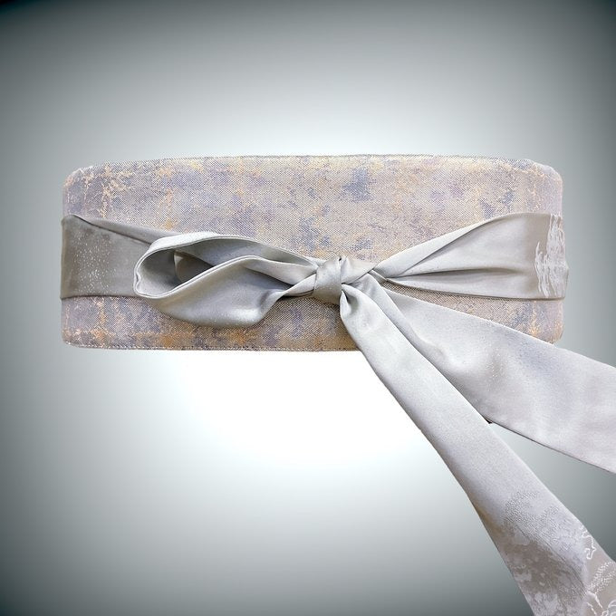 気品溢れる リバーシブル帯サッシュベルト