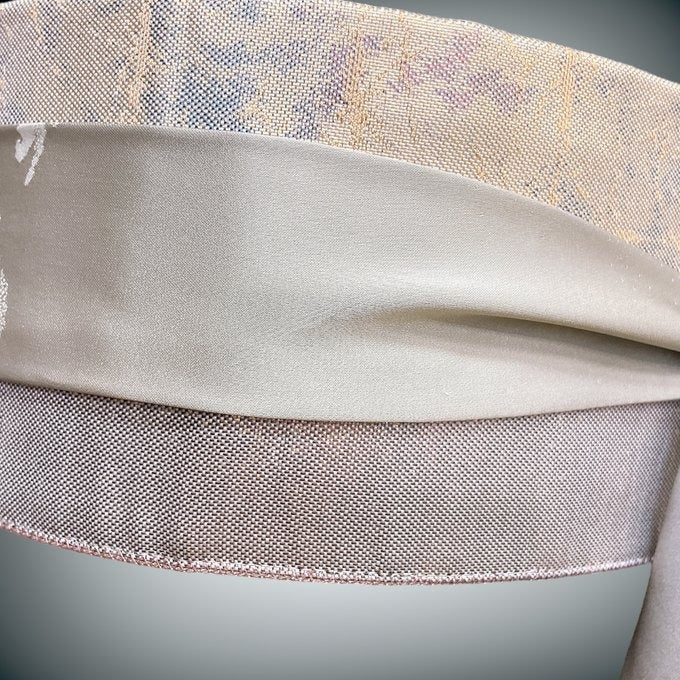 気品溢れる リバーシブル帯サッシュベルト