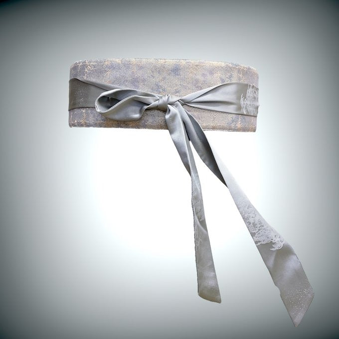 気品溢れる リバーシブル帯サッシュベルト